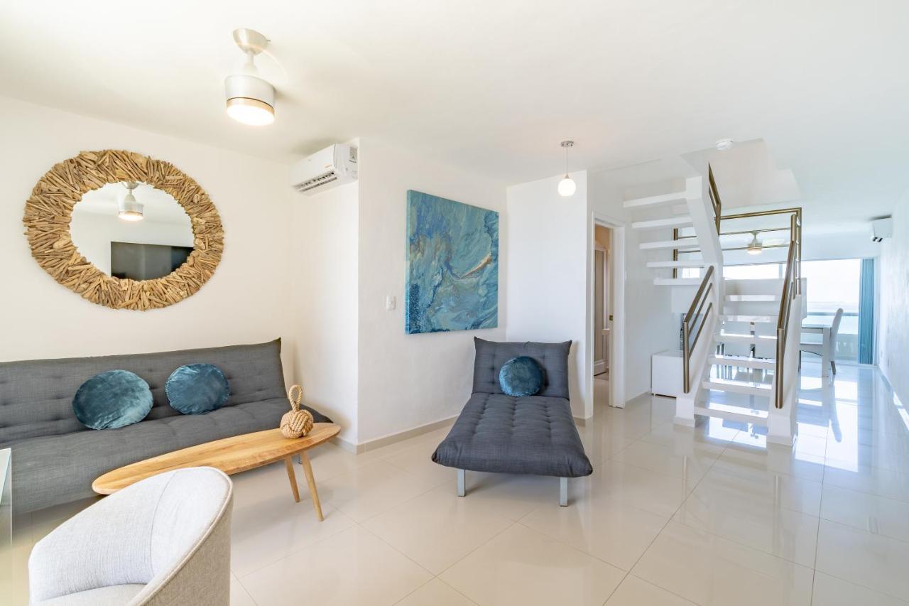 Ocean View Three Bedroom, Three Story Penthouse By The Beach Cancún Exteriér fotografie