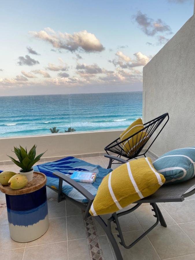 Ocean View Three Bedroom, Three Story Penthouse By The Beach Cancún Exteriér fotografie