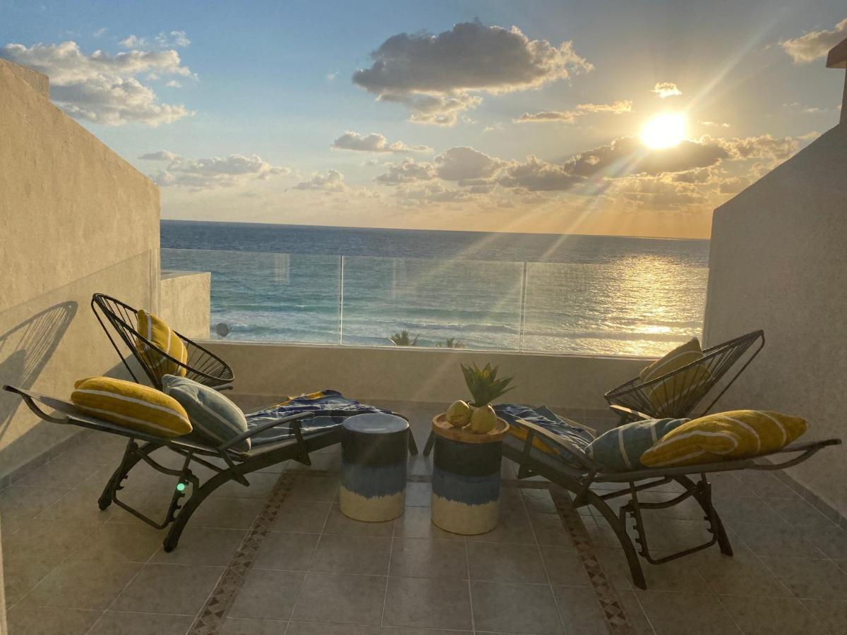 Ocean View Three Bedroom, Three Story Penthouse By The Beach Cancún Exteriér fotografie